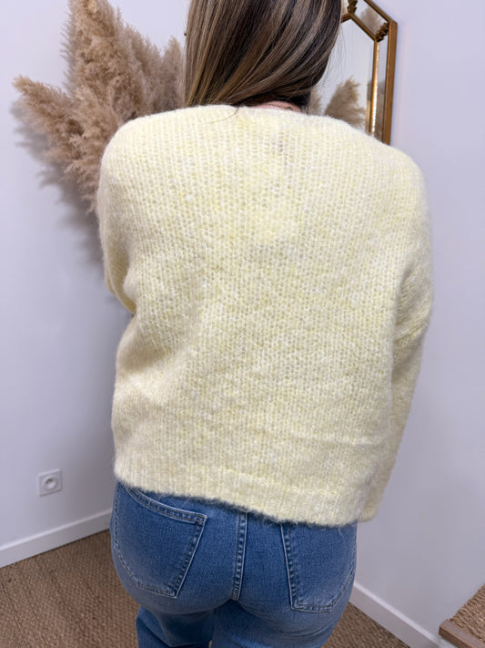 Gilet Marguerite jaune