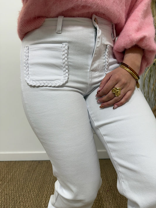 Jeans Amarylis blanc
