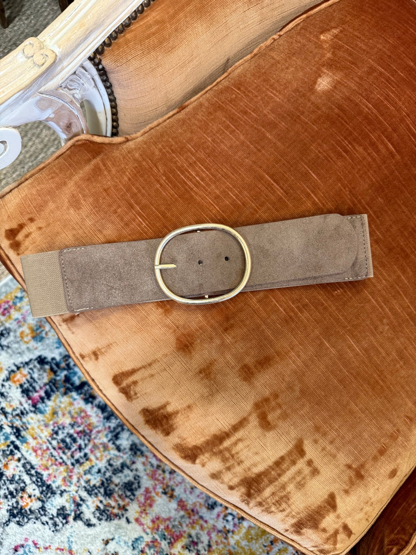 Ceinture Taupe irisée