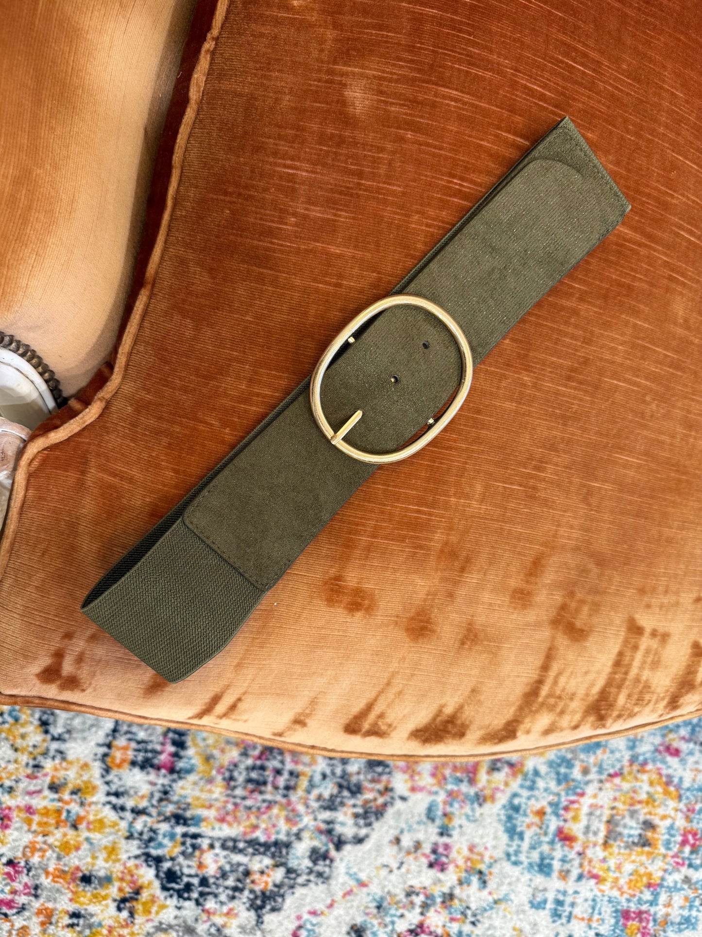 Ceinture Kaki irisée