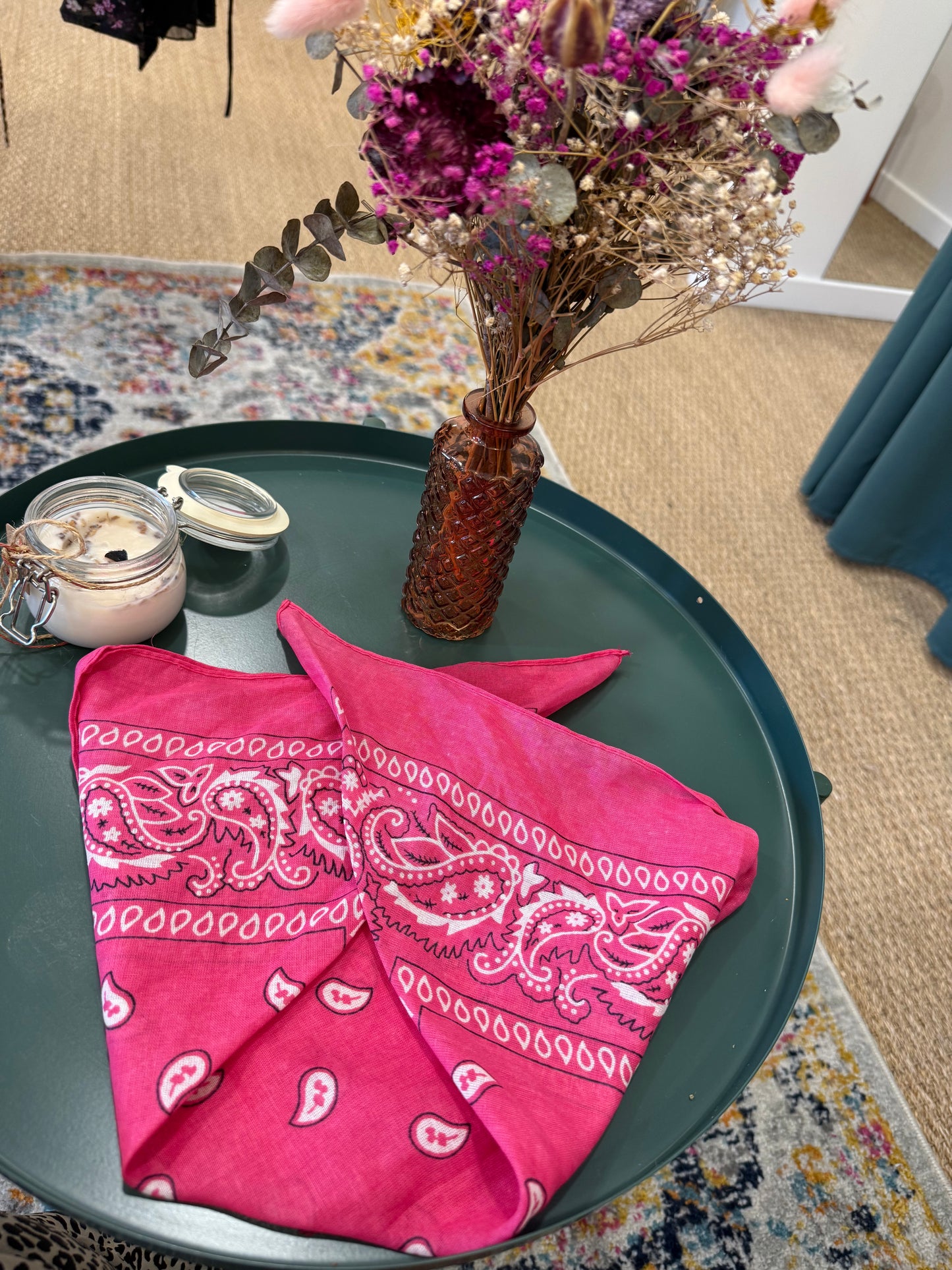 Foulard Niaouli rose