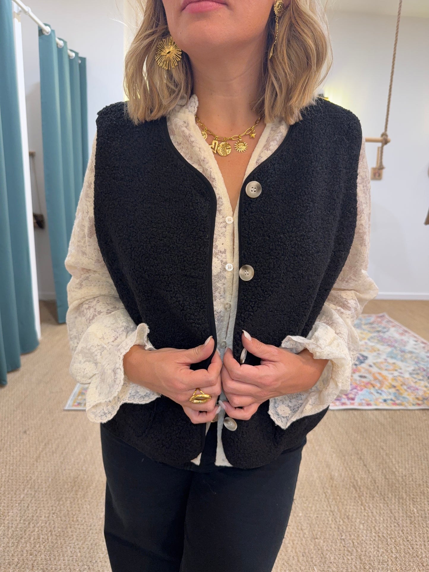 Veste sherpa Mélissande