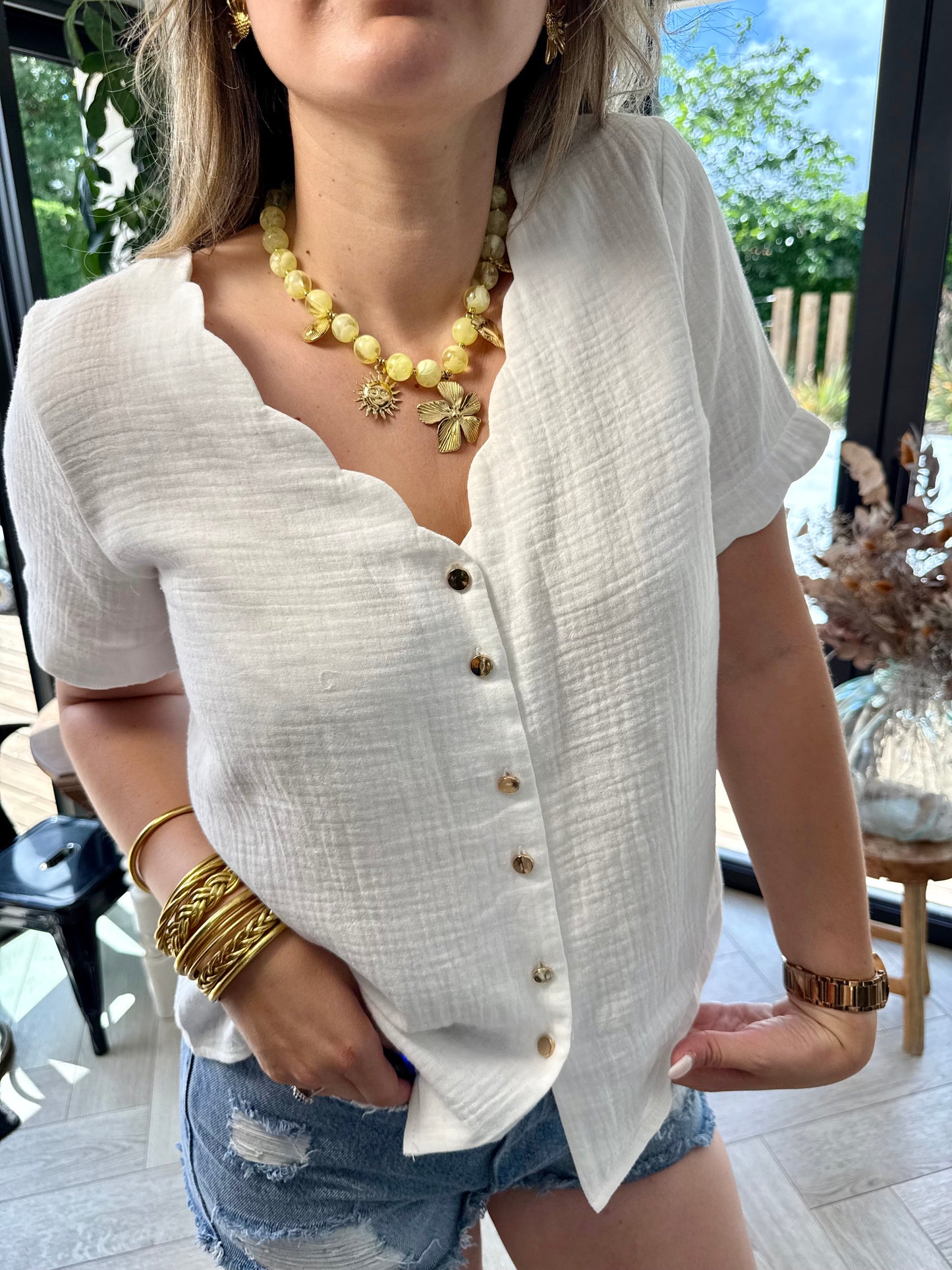 Blouse Hibiscus