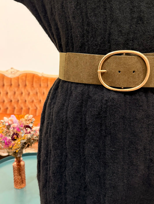 Ceinture Kaki irisée