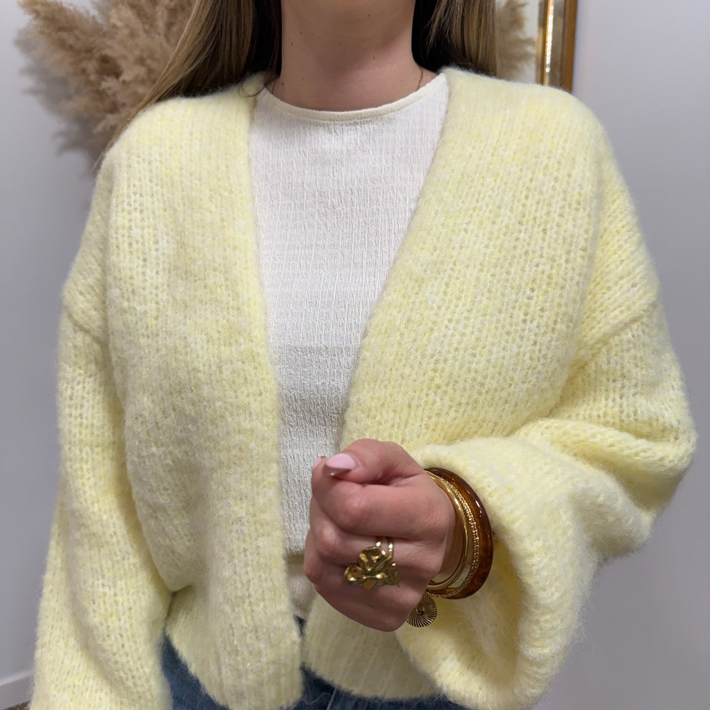 Gilet Marguerite jaune