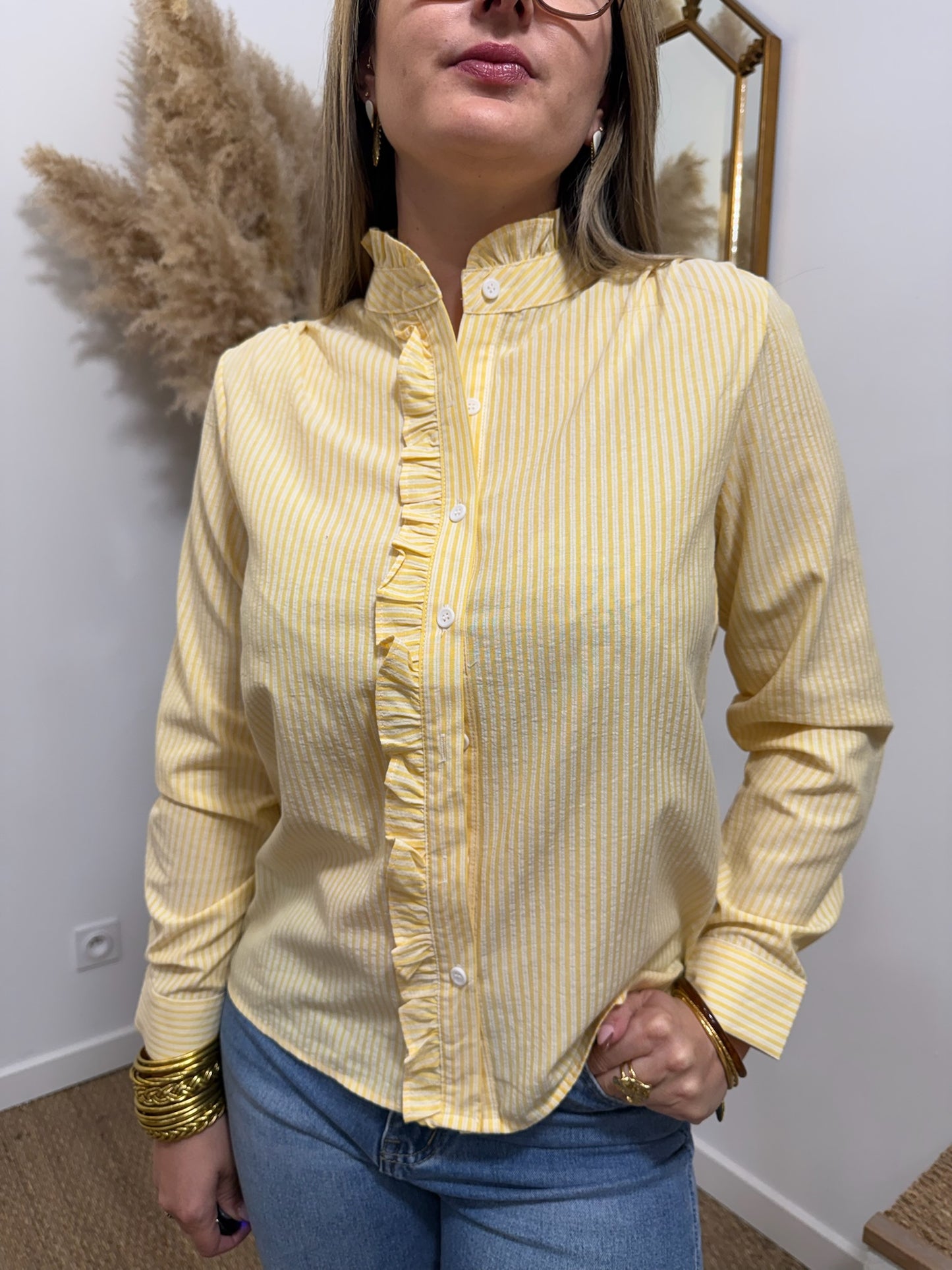 Chemisier Pomeline jaune