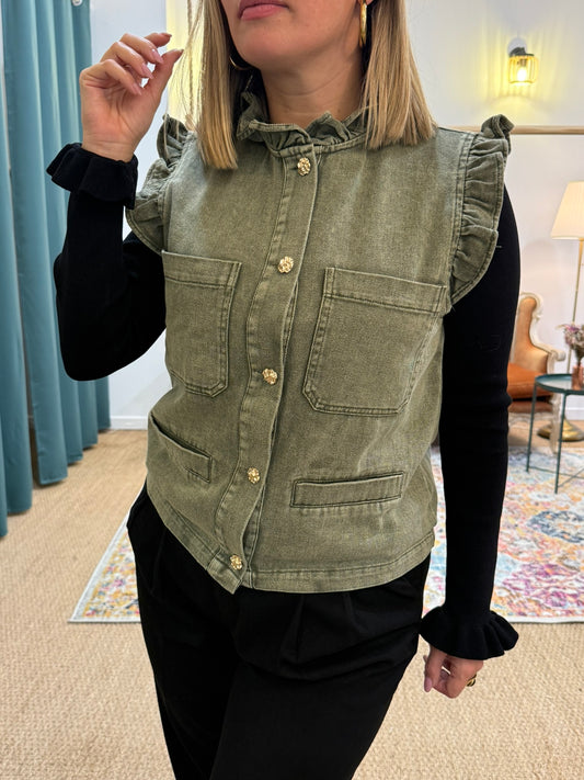 Veste sans manches Eulalie