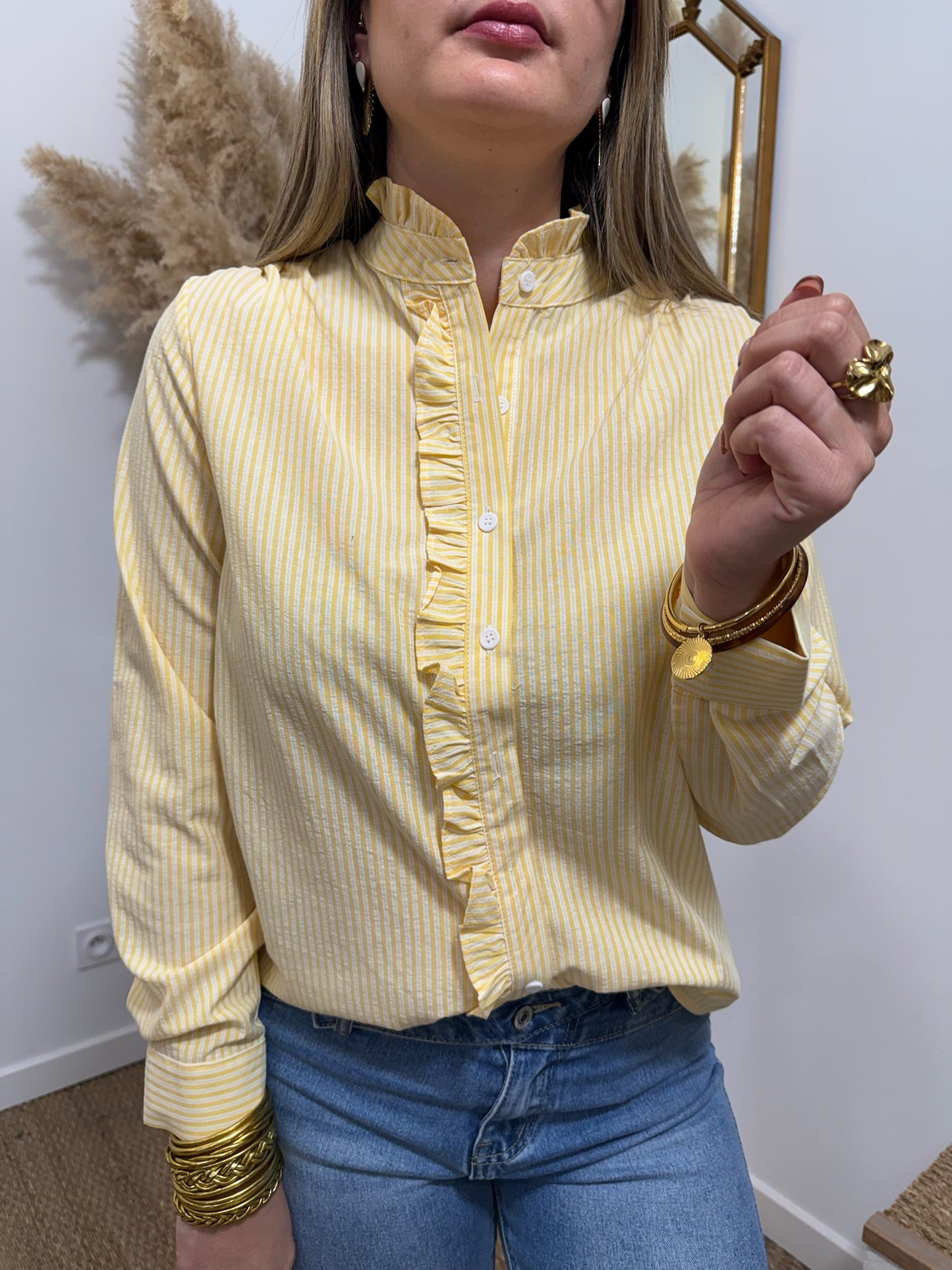 Chemisier Pomeline jaune