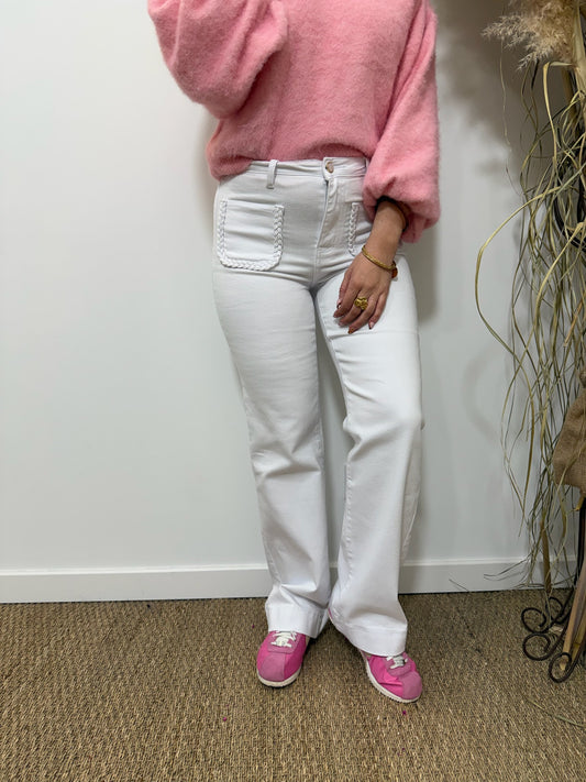 Jeans Amarylis blanc