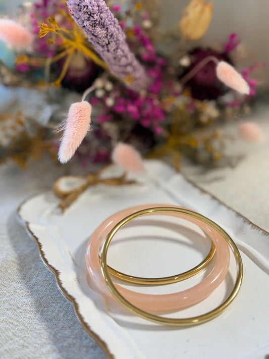 Bracelet rose jonc