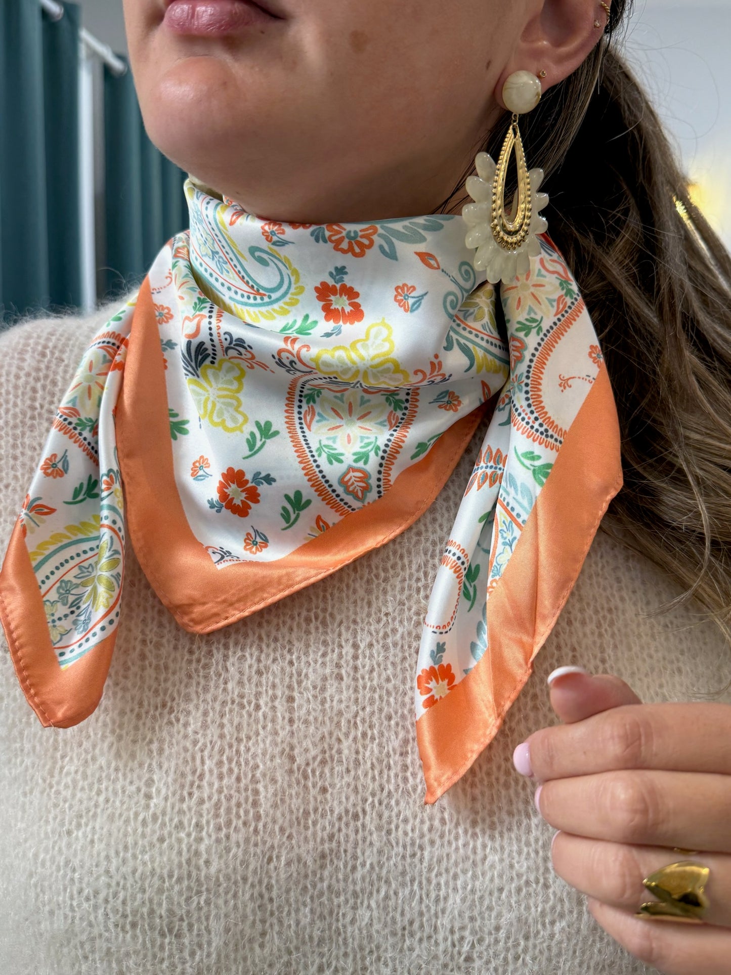 Foulard orange