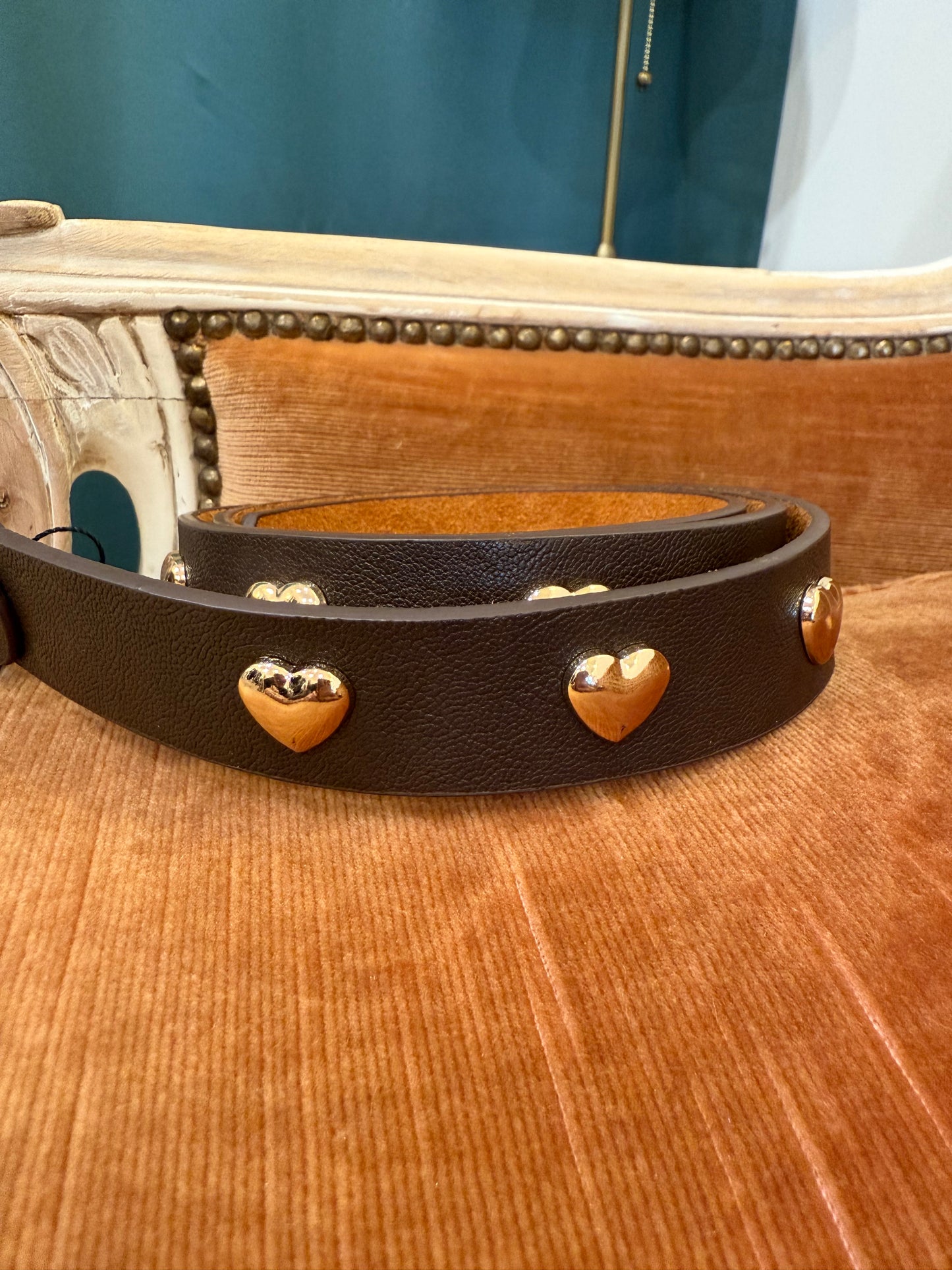 Ceinture Marron Coeur