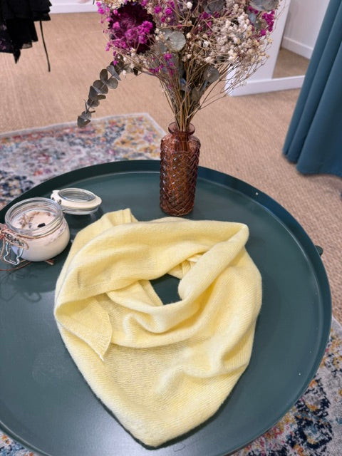 Foulard Laine jaune